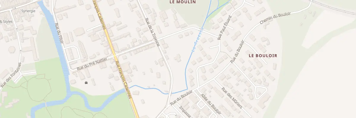 Plan du 23 Rue de la Troesne à Gisors