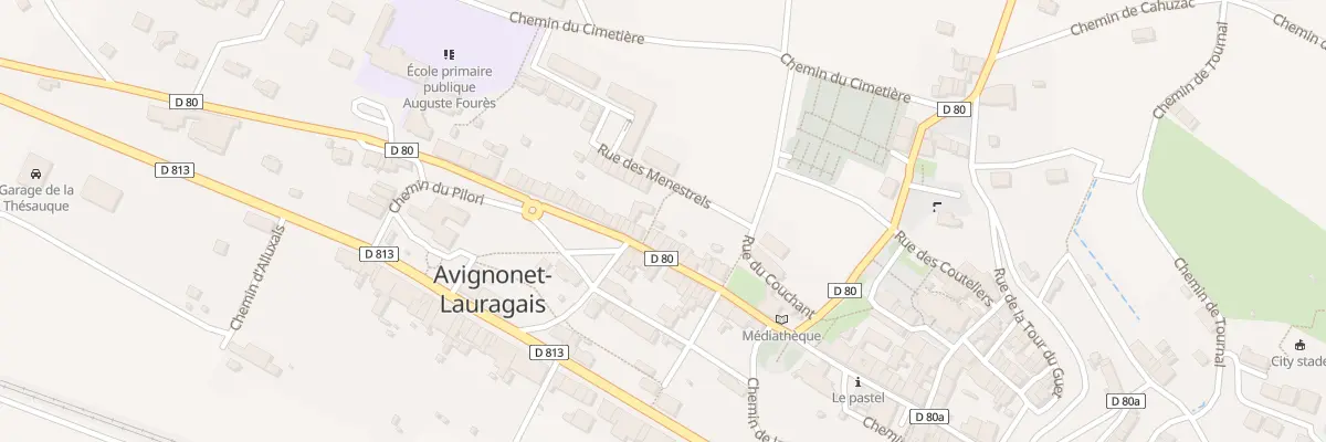Plan du 20 Rue de la Porte de Cers à Avignonet-Lauragais