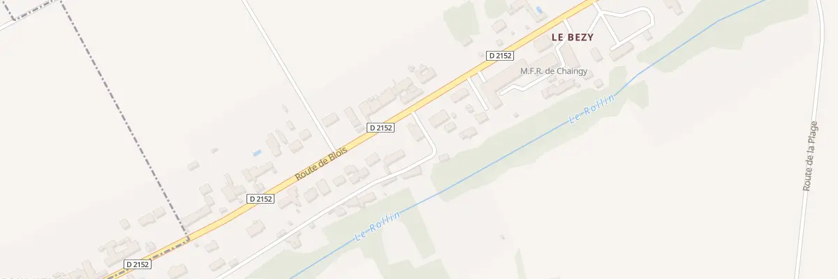 Plan du 33 Rte de Blois à Chaingy