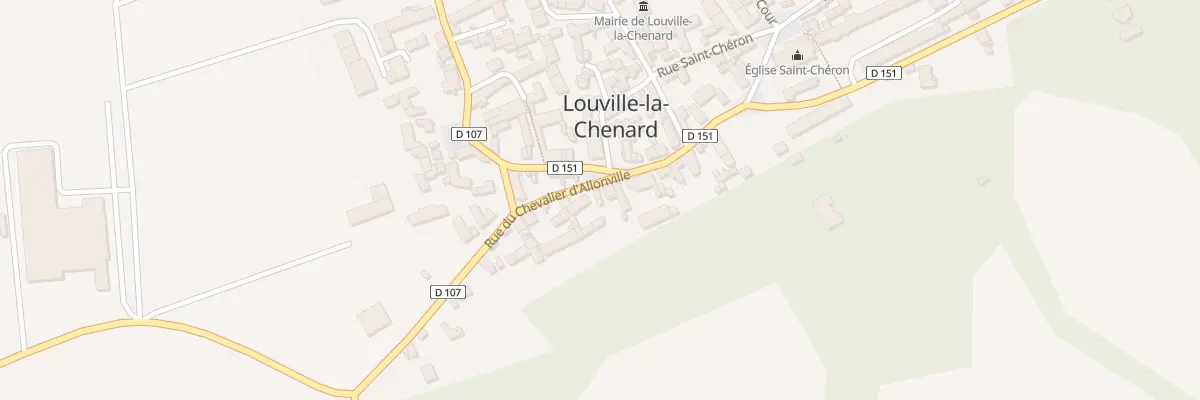 Plan du 11 Rue du Chevalier d’Allonville à Louville-la-Chenard
