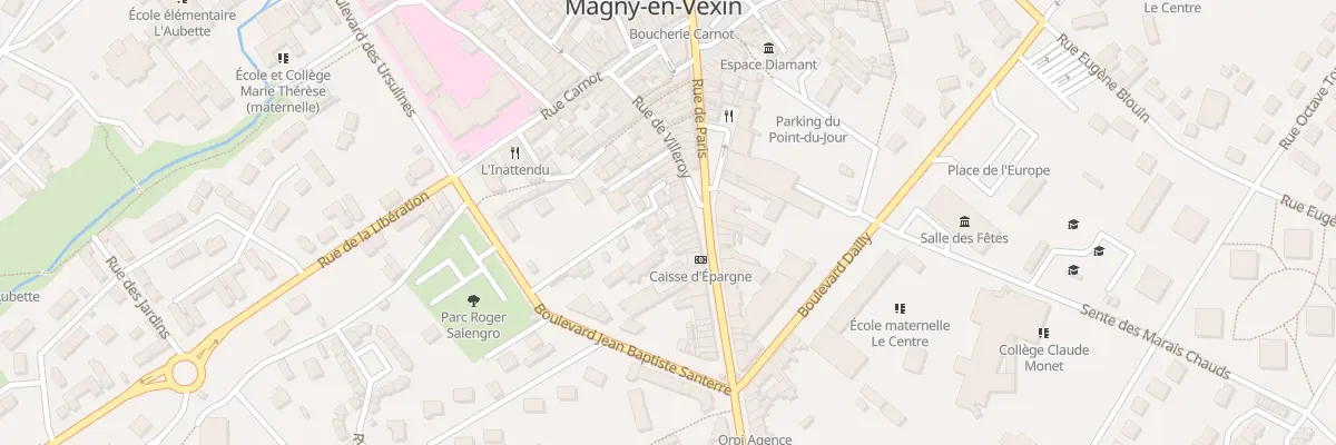 Plan du 38 Rue de Paris à Magny-en-Vexin