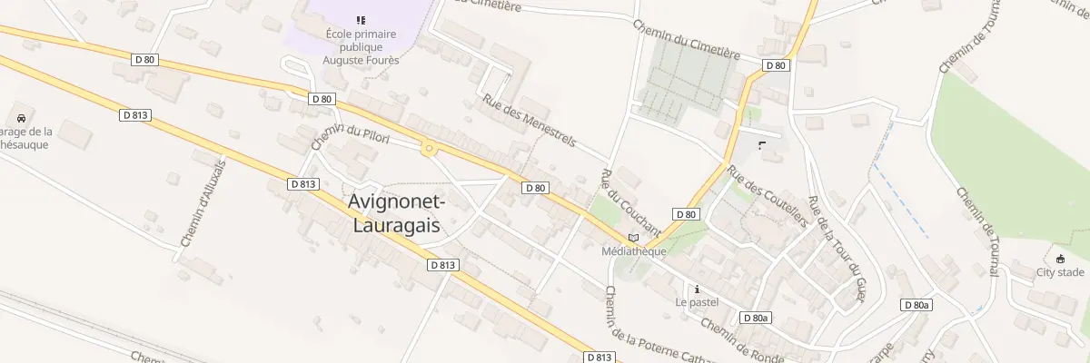 Plan du 16 Rue de la Porte de Cers à Avignonet-Lauragais