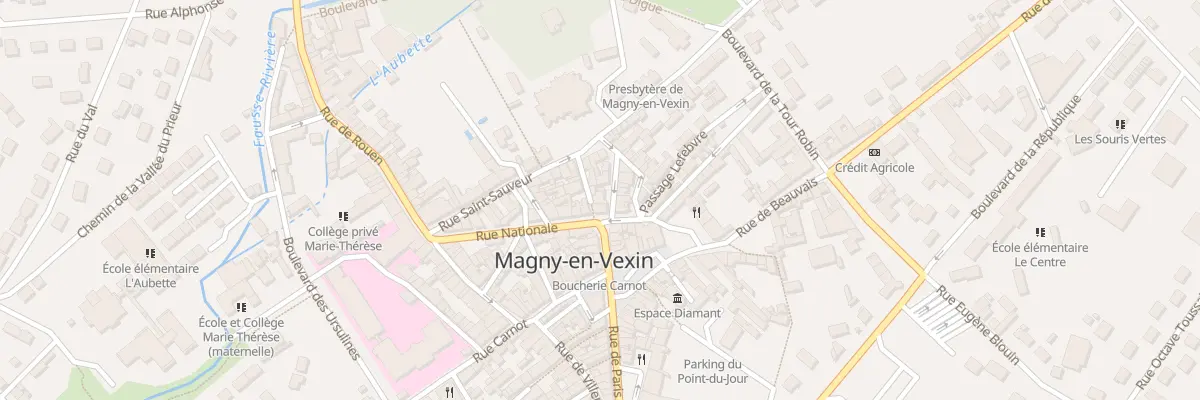 Plan du 2 Rue de l’Eglise à Magny-en-Vexin