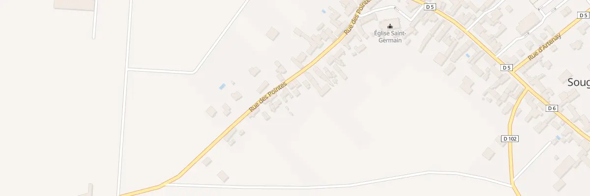 Plan du 214 Rue des Pointes à Sougy