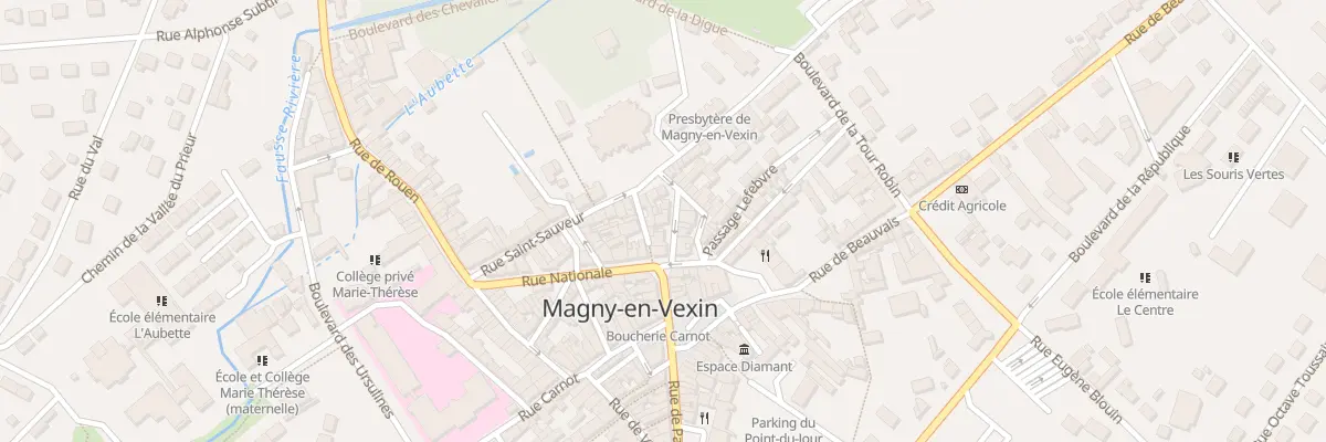 Plan du 3 Rue Notre Dame à Magny-en-Vexin