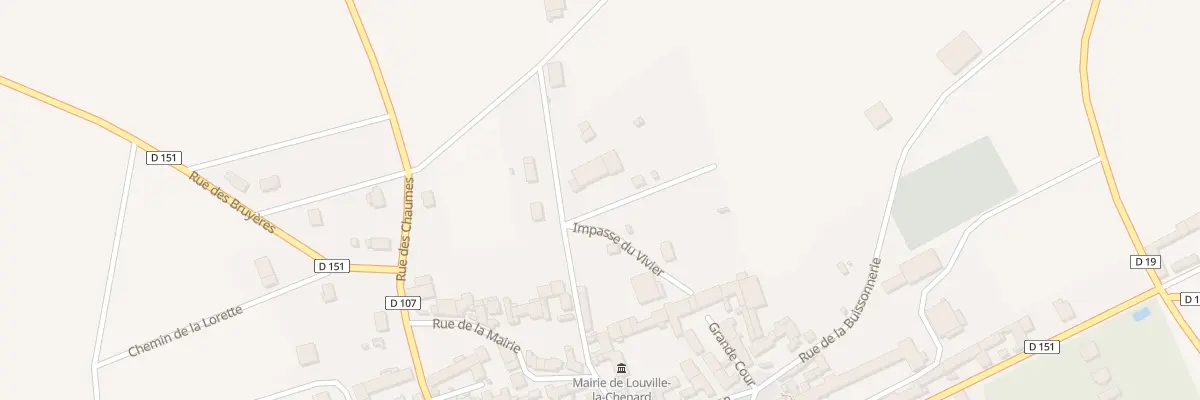 Plan du 6 Rue des Quatre Ormes à Louville-la-Chenard
