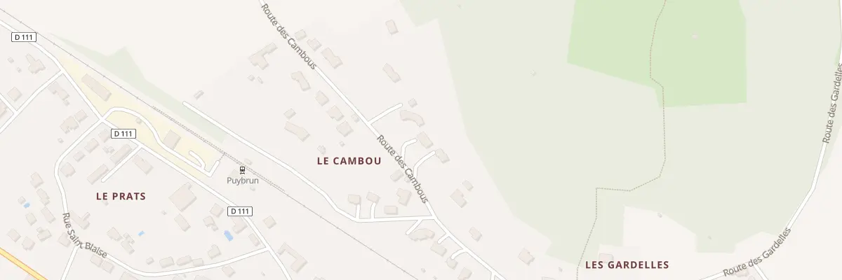 Plan du 276 Rte des Cambous à Puybrun