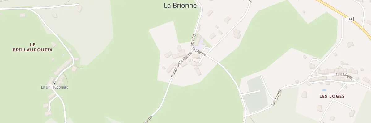 Plan du 2 Rte de la Gasne à La Brionne