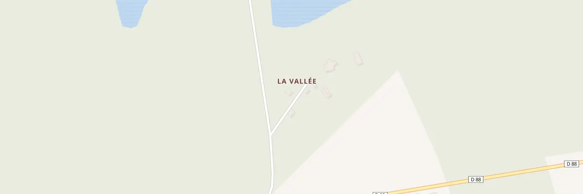 Plan du 135 La Vallee à Villeny