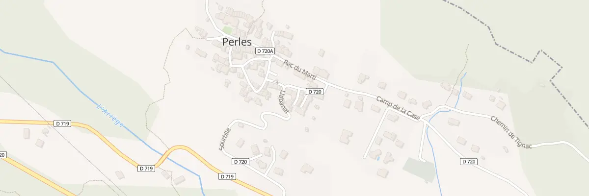 Plan du 6 Le Courral à Perles-et-Castelet
