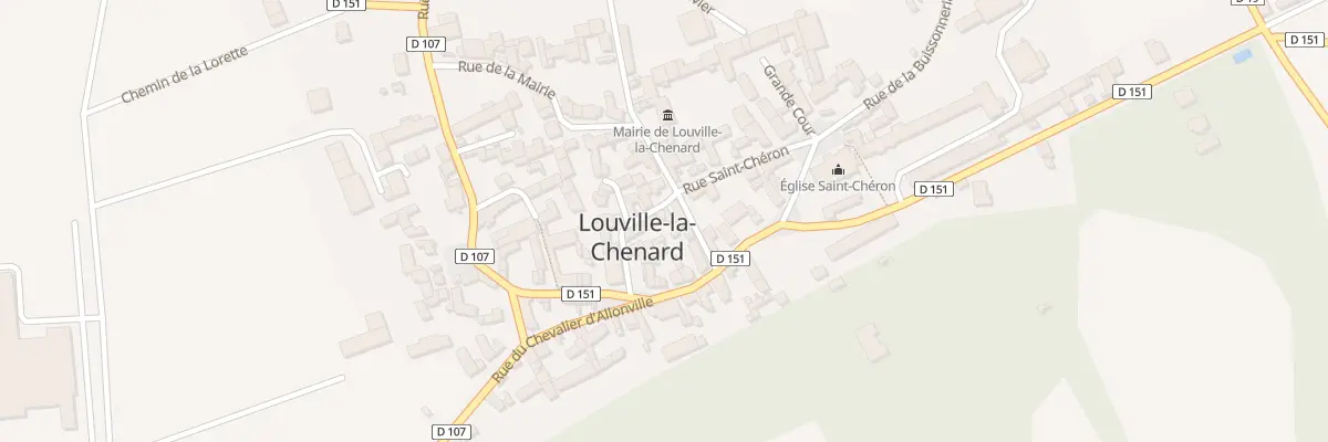 Plan du 1 Rue Saint Pie à Louville-la-Chenard