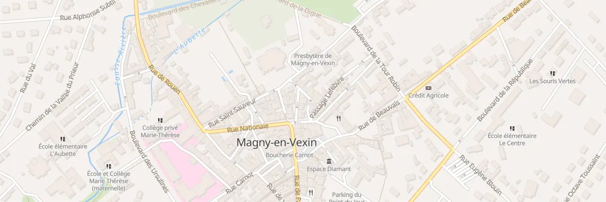Plan du 6 Rue Notre Dame à Magny-en-Vexin