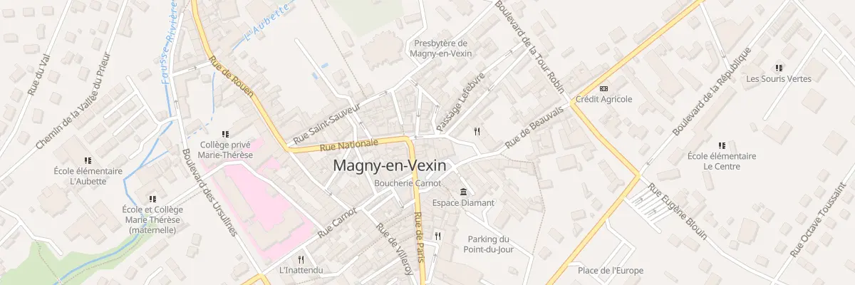 Plan du 2 Pl Rivette à Magny-en-Vexin