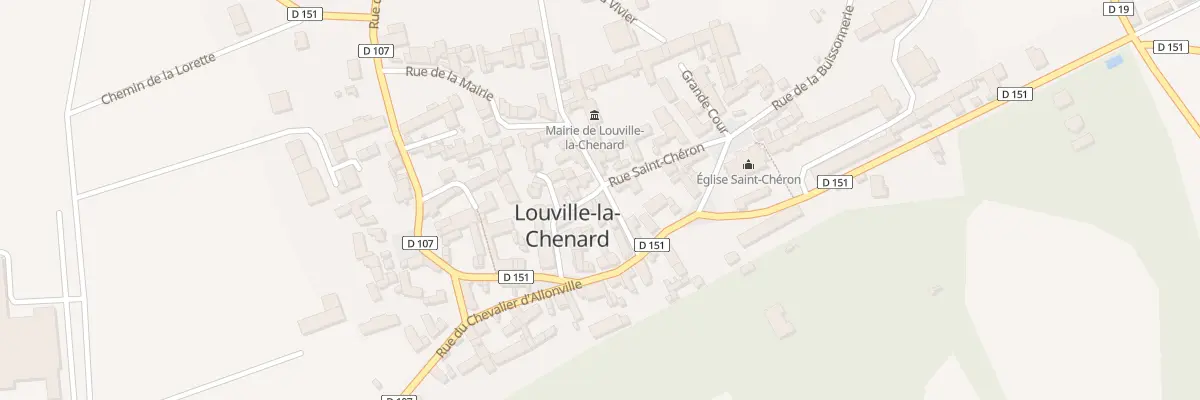 Plan du 5 Rue de la Mairie à Louville-la-Chenard