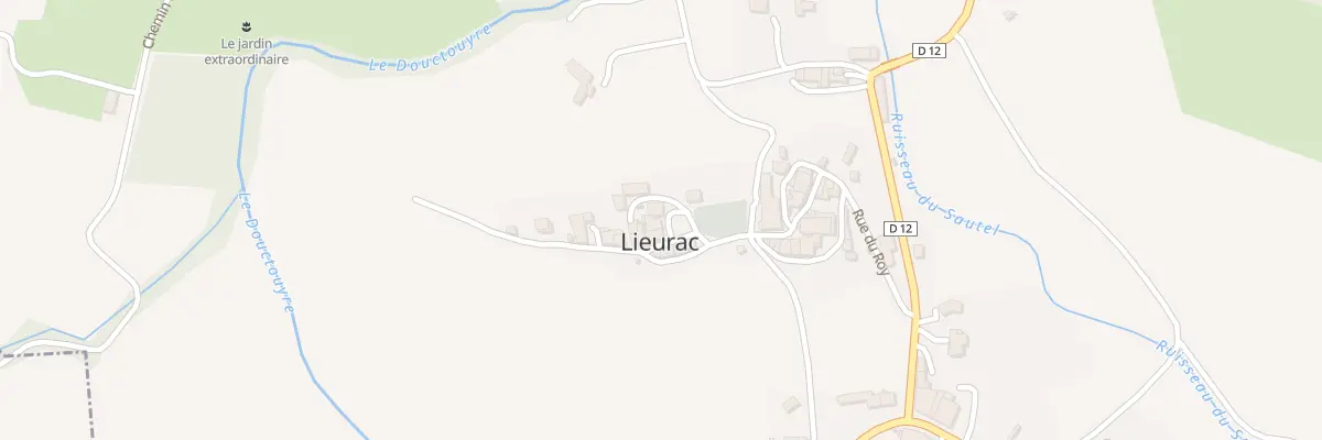 Plan du 3 Le Fort à Lieurac