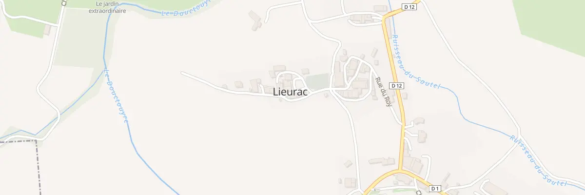 Plan du 8 Le Fort à Lieurac