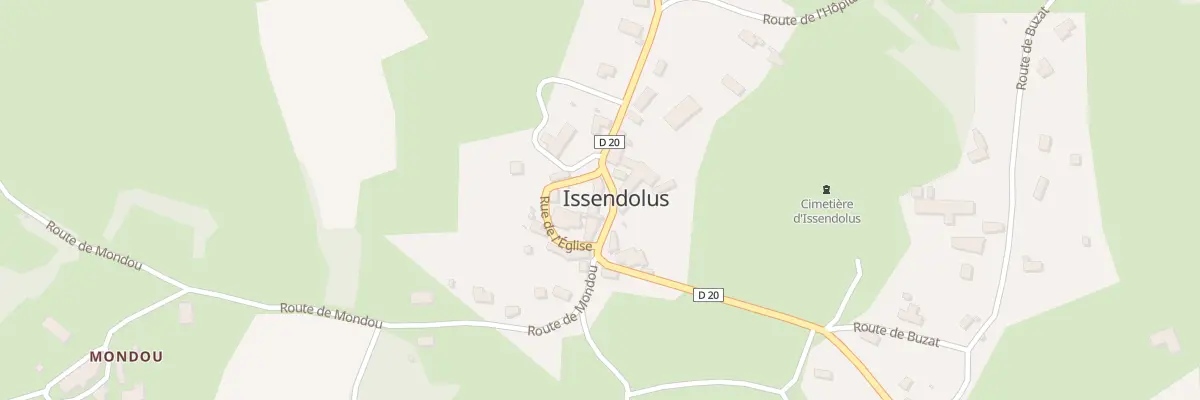 Plan du 5008 Issendolus à Issendolus