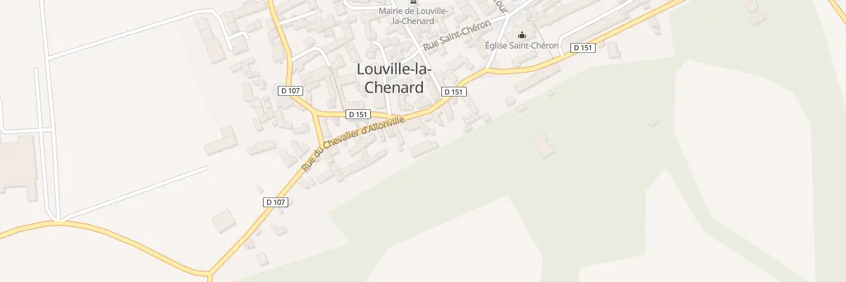 Plan du 9 Rue du Chevalier d’Allonville à Louville-la-Chenard