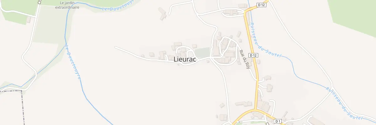 Plan du 47 Lieurac à Lieurac