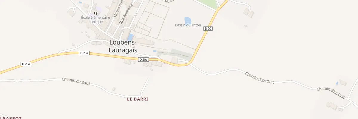 Plan du 9004 Le Village à Loubens-Lauragais