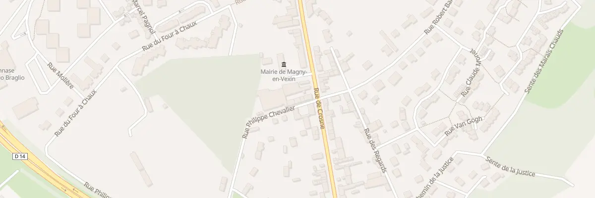 Plan du 4 Rue Philippe Chevalier à Magny-en-Vexin