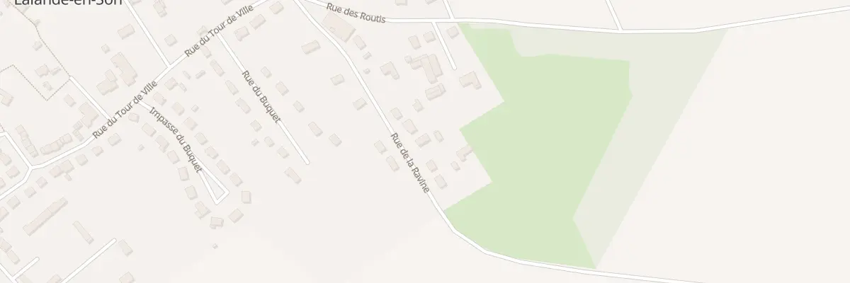 Plan du 7 Rue de la Ravine à Lalande-en-Son