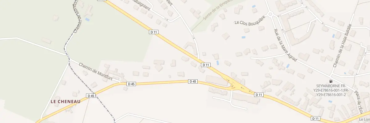 Plan du 6 Rte des Bruyères à Thoiry