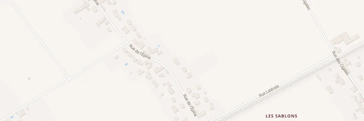 Plan du 75 Rue de l’Epine à Chaingy