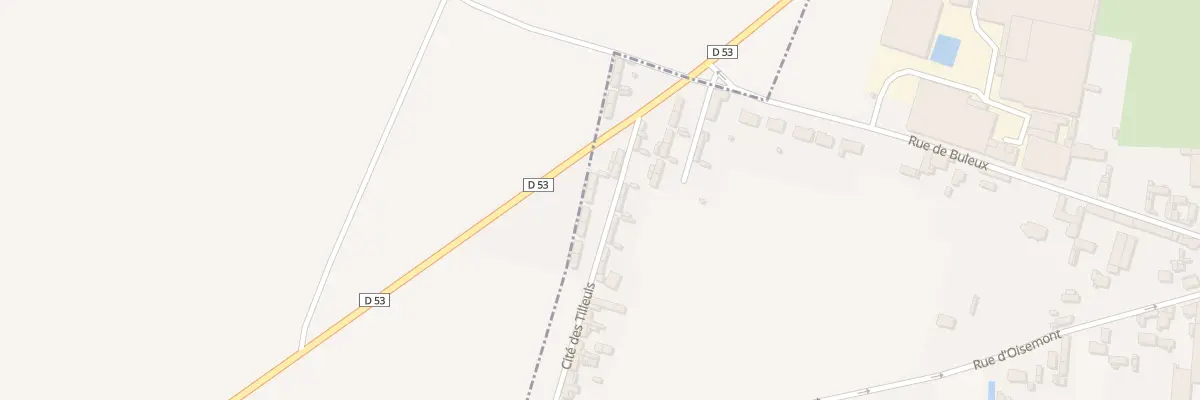 Plan du 8 Cite des Tilleuls à Forceville-en-Vimeu