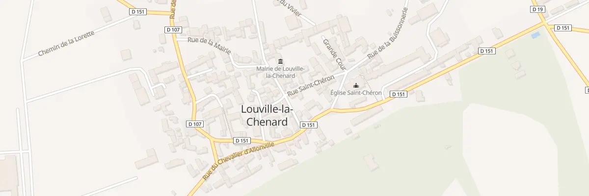 Plan du 2 Rue de la Mairie à Louville-la-Chenard