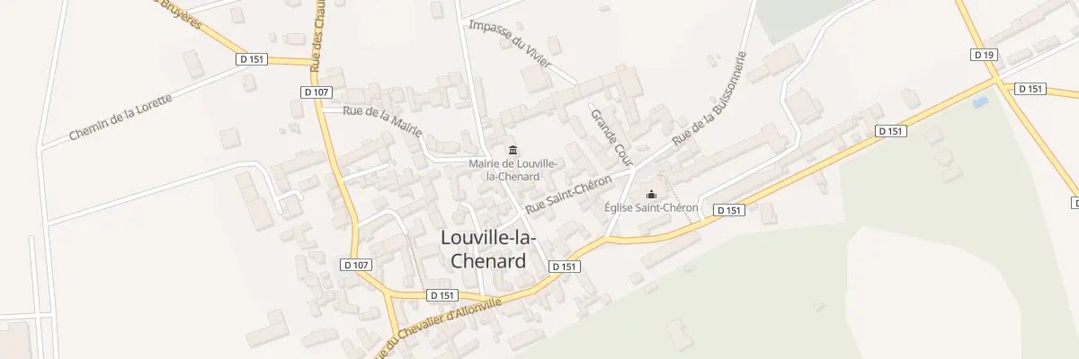 Plan du 10 Rue Saint-Chéron à Louville-la-Chenard
