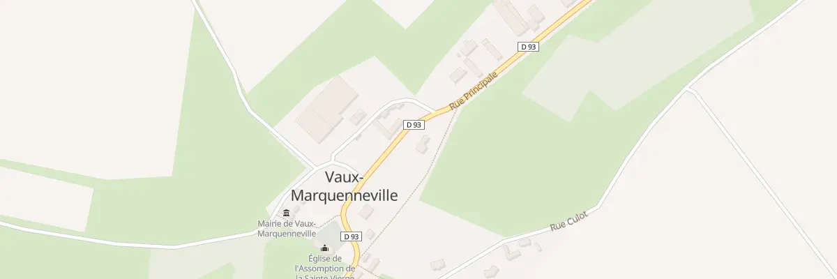 Plan du 1 Rue Principale à Vaux-Marquenneville