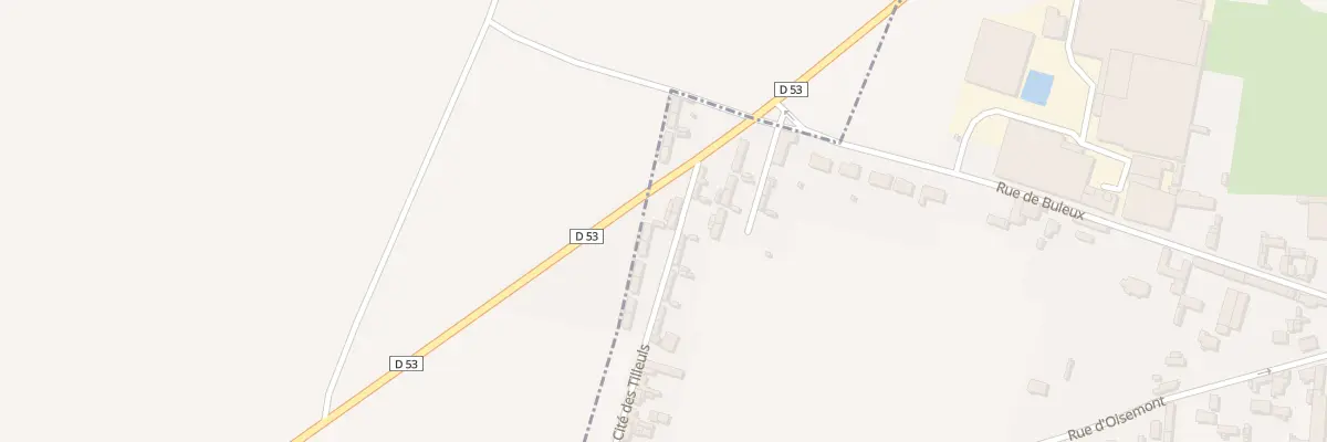 Plan du 6 Cite des Tilleuls à Forceville-en-Vimeu