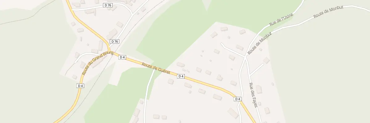 Plan du 2 Rte de Guéret à La Brionne