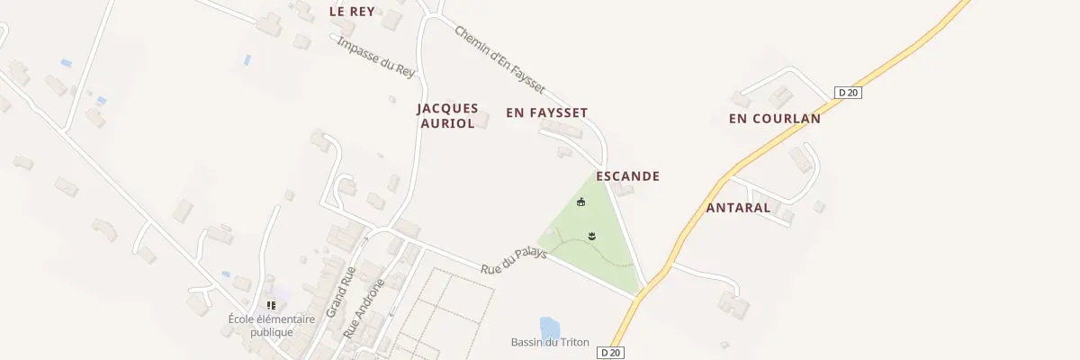 Plan du 81 Le Village à Loubens-Lauragais