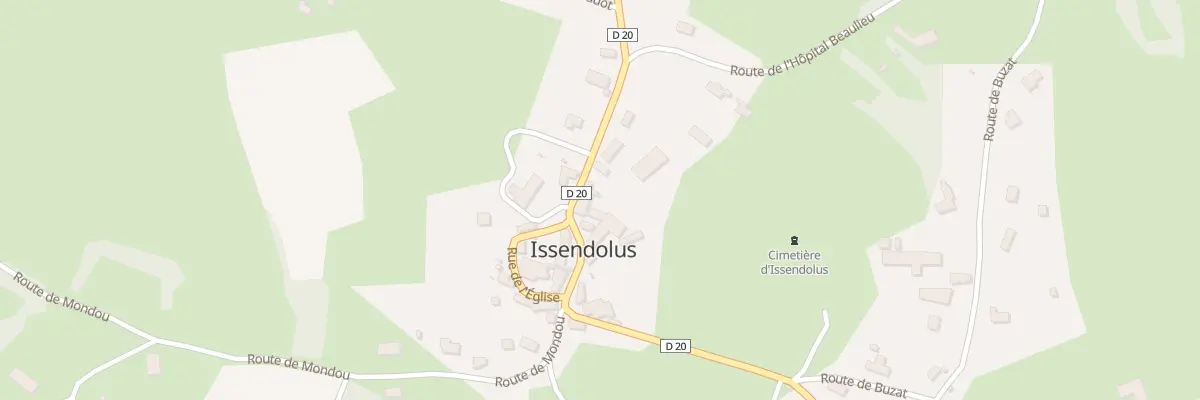Plan du 139A Rue du Centre Bourg à Issendolus