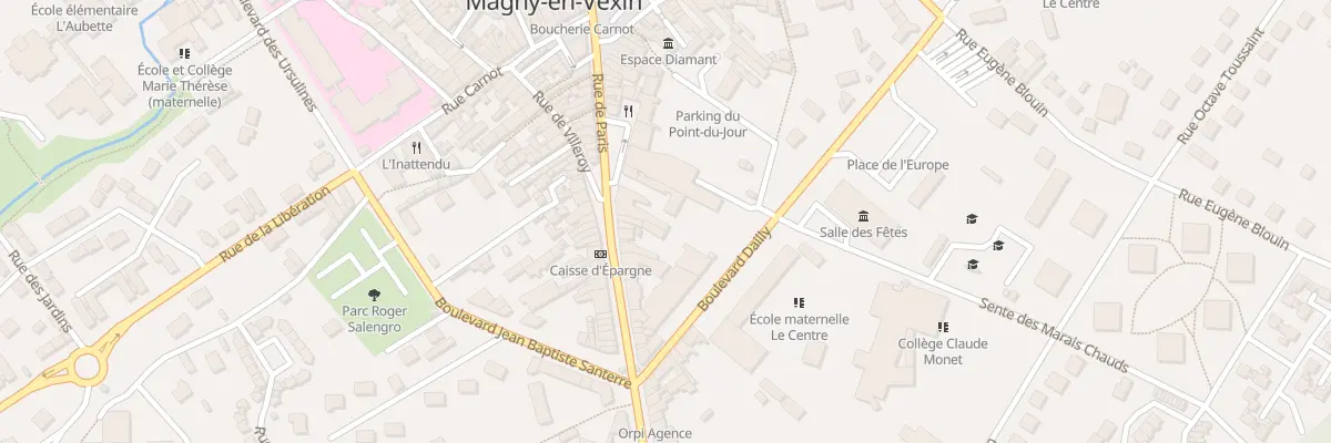 Plan du 43 Rue de Paris à Magny-en-Vexin