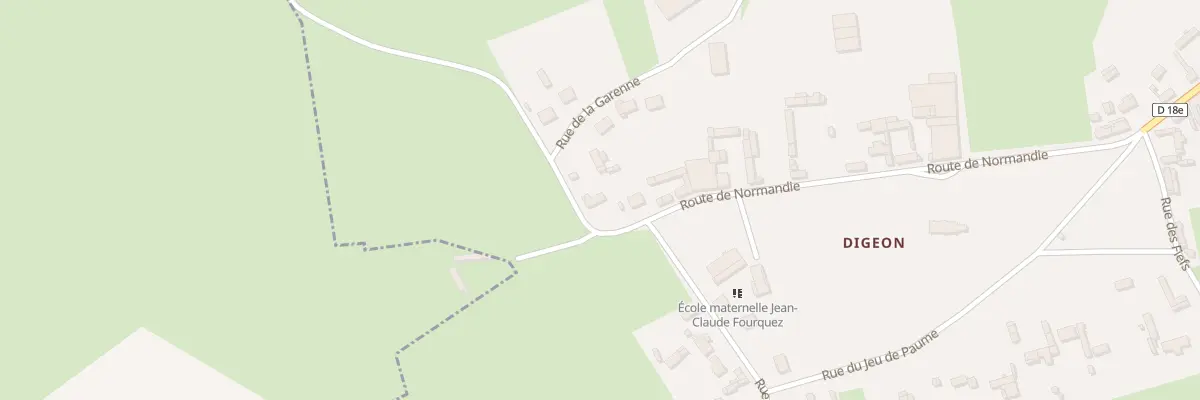 Plan du 28 Rue Normandie à Morvillers-Saint-Saturnin