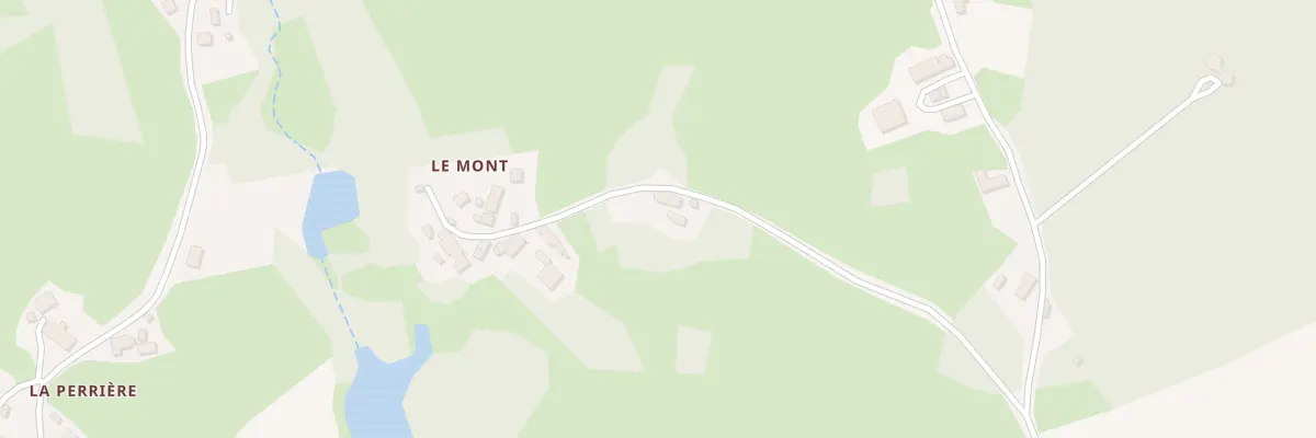 Plan du 5199 Le Mont à Méasnes