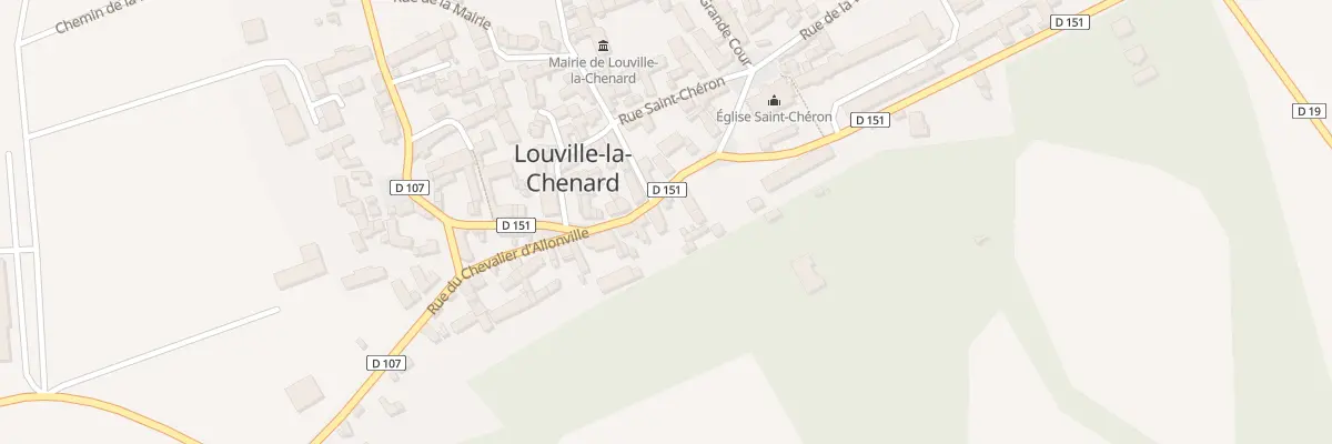 Plan du 3 Rue du Chevalier d’Allonville à Louville-la-Chenard
