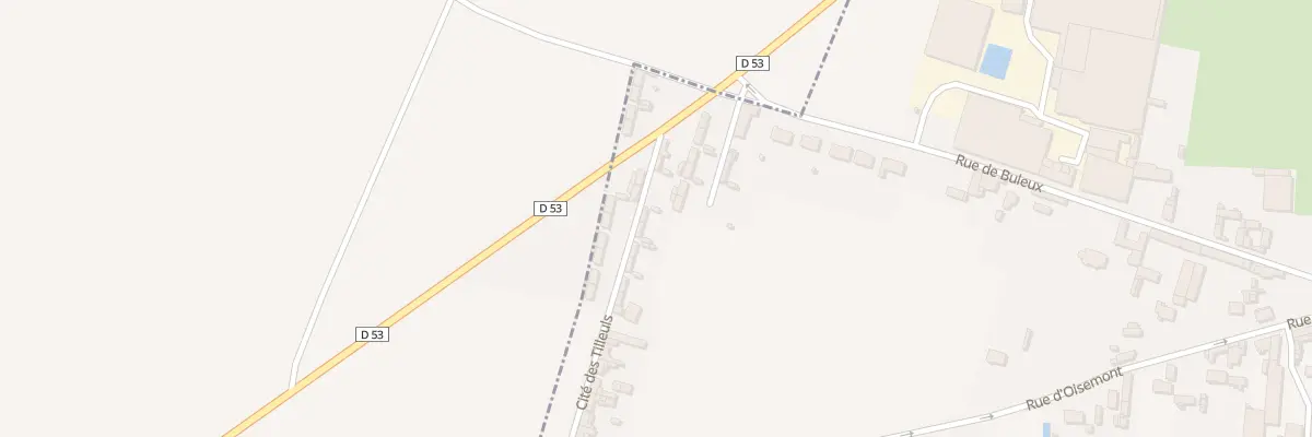 Plan du 15 Cite des Tilleuls à Forceville-en-Vimeu