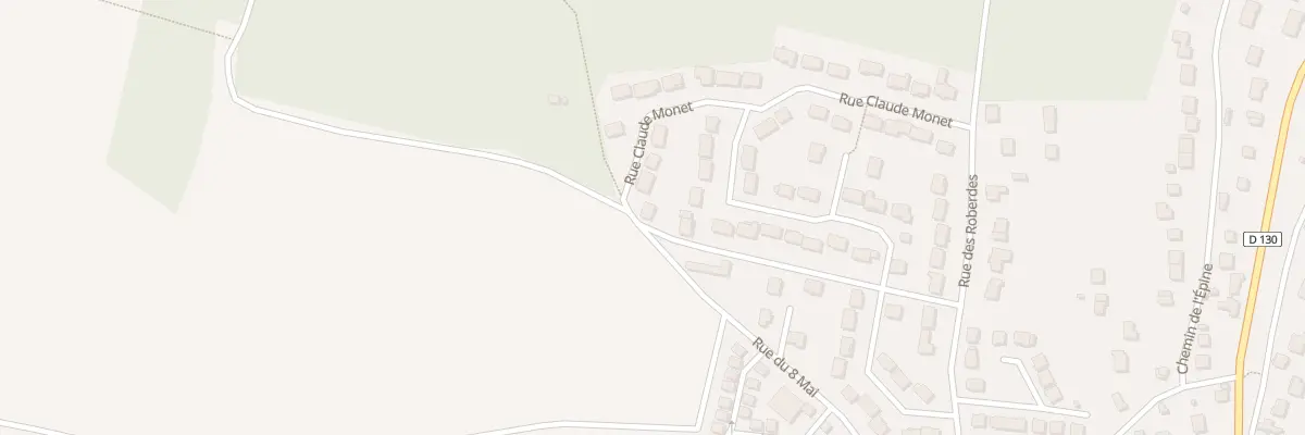 Plan du 25 Rue Claude Monet à Mézières-sur-Seine