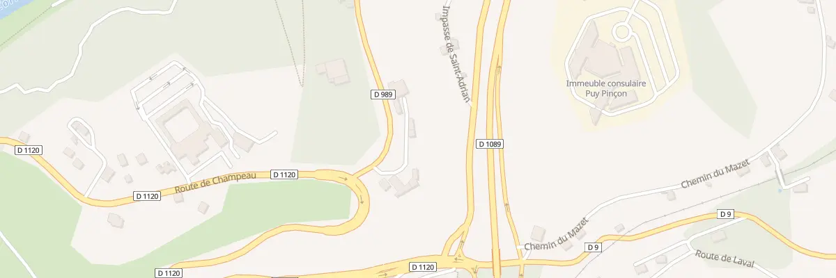 Plan du 4 Rte de Lavergne à Tulle