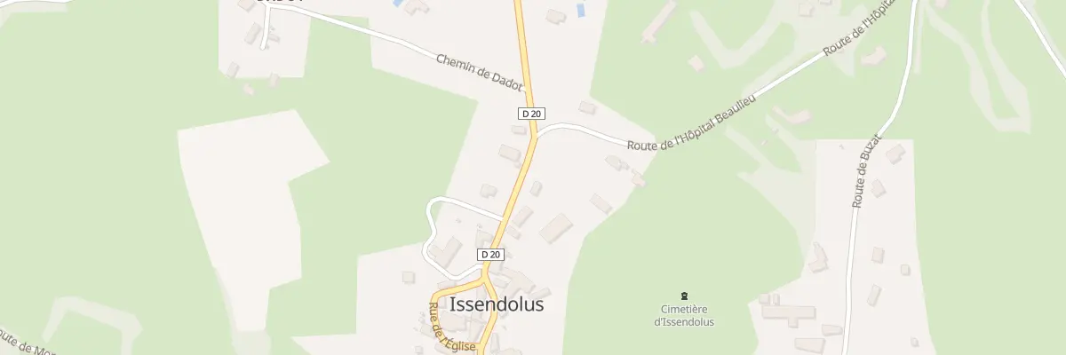 Plan du 47A Rue du Centre Bourg à Issendolus