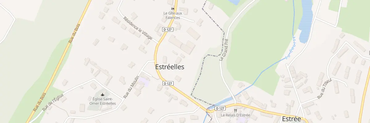 Plan du 204 Rue de la Vallée à Estréelles