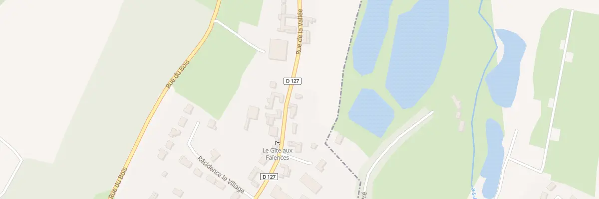 Plan du 384 Rue de la Vallée à Estréelles