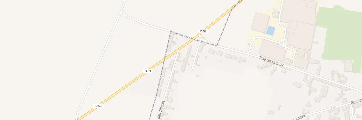 Plan du 14 Cite des Tilleuls à Forceville-en-Vimeu