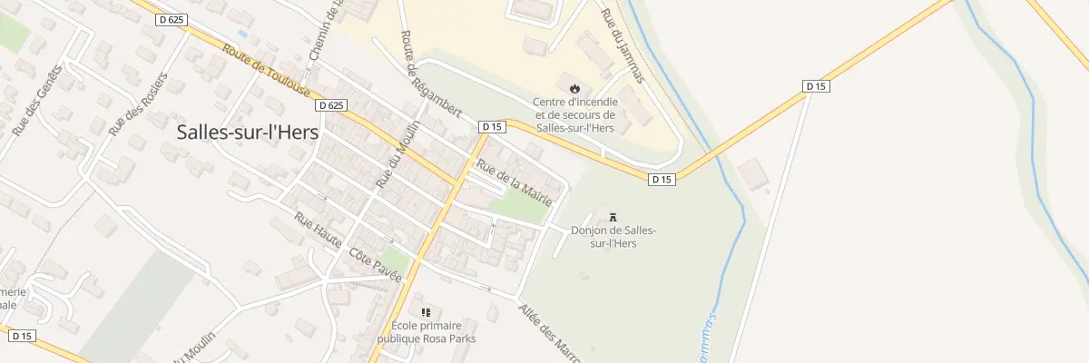 Plan du 6 Pl Marengo à Salles-sur-l’Hers