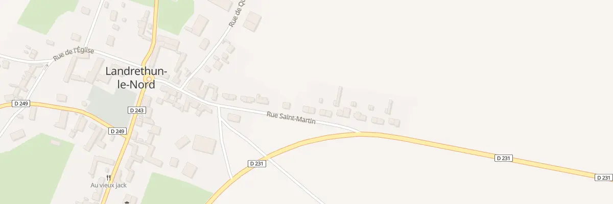 Plan du 21 Rue Saint-Martin à Landrethun-le-Nord
