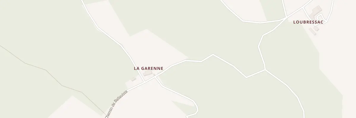 Plan du 1781 Che de Belleviste à Lisle-sur-Tarn
